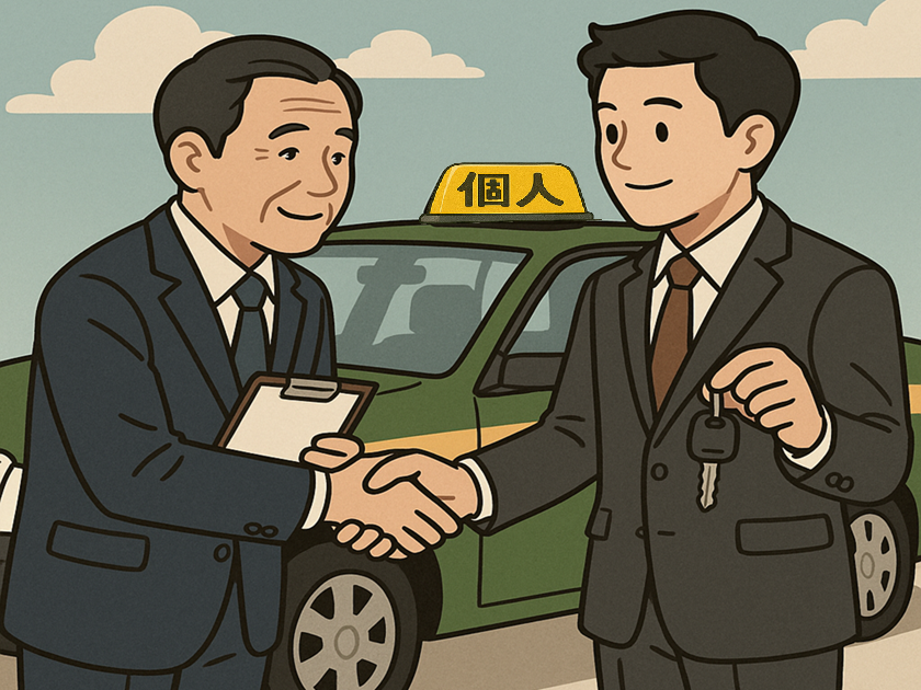 個人タクシー譲渡のイメージ画像