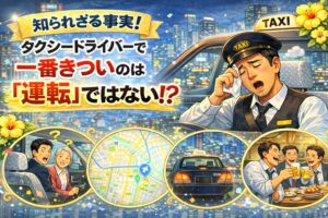 タクシードライバーで一番きついのは運転ではない